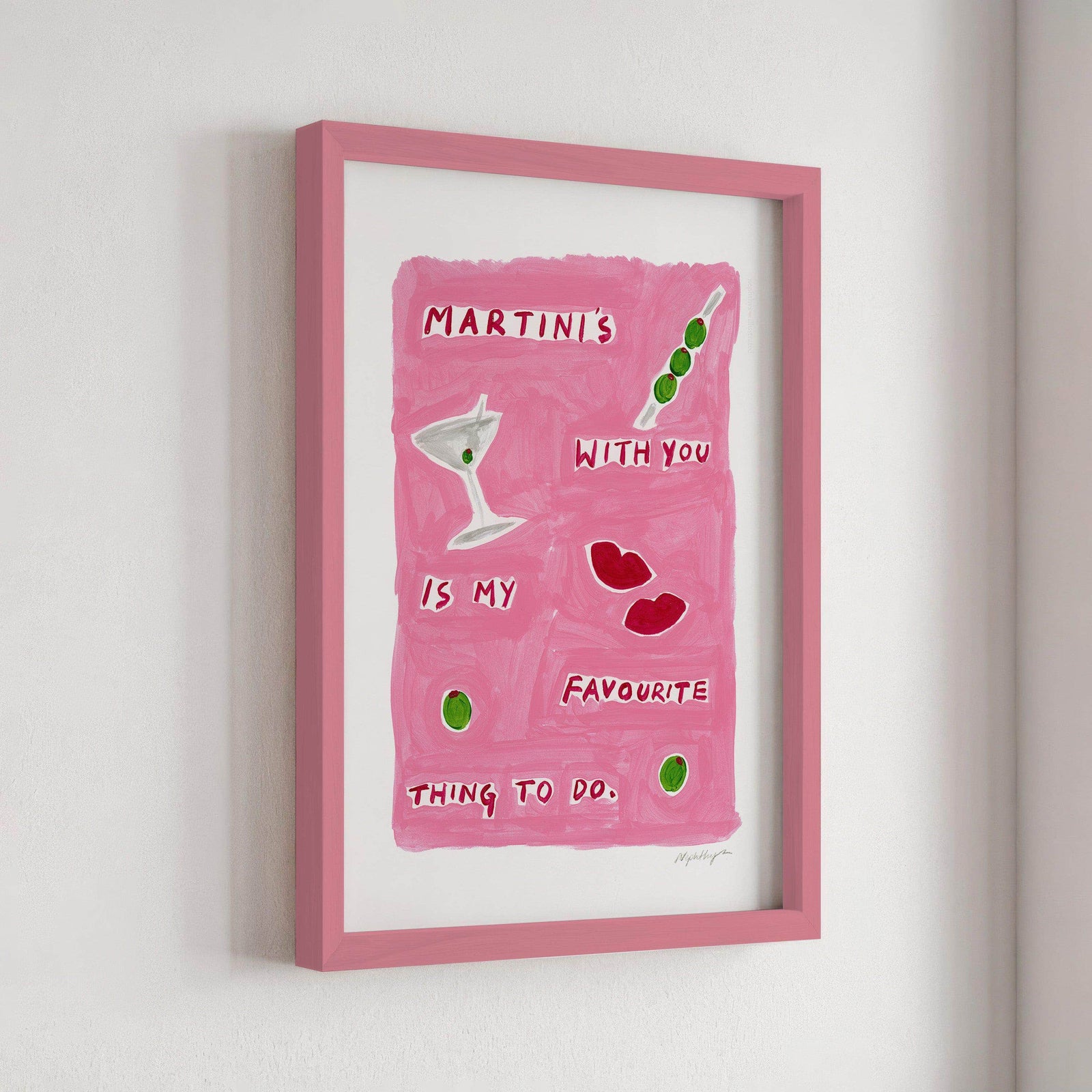 Martinis With You Print