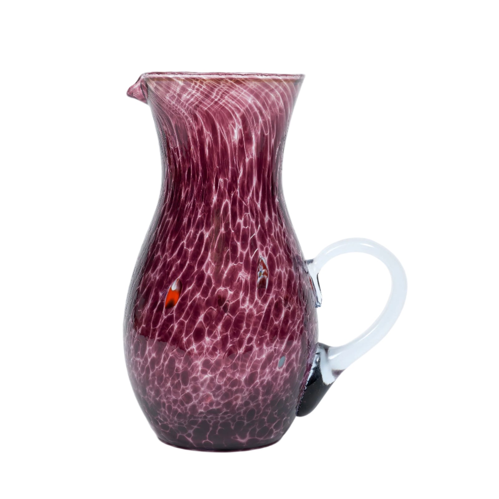 Burgundy Murano Jug