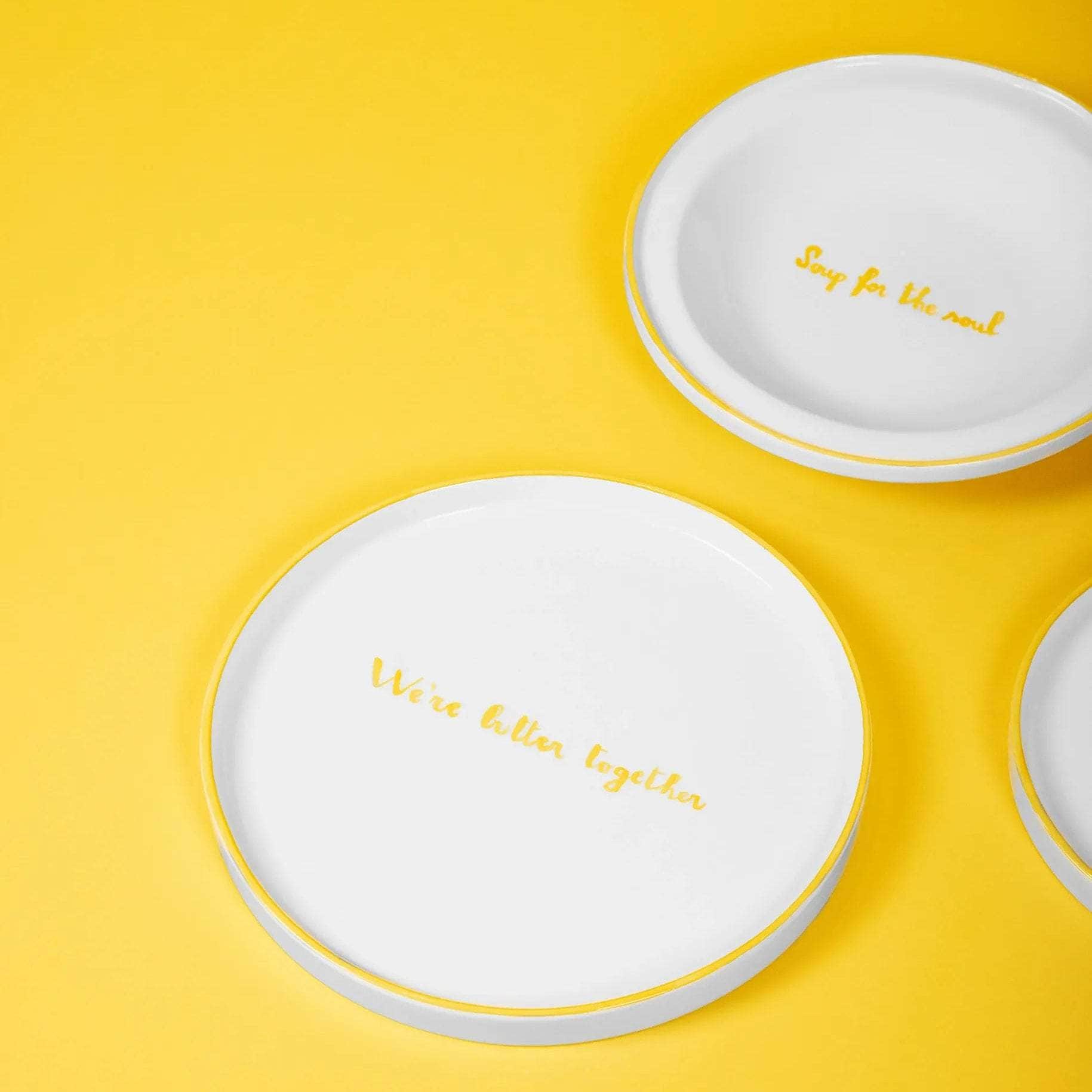 We're Butter Together Dinner Plate