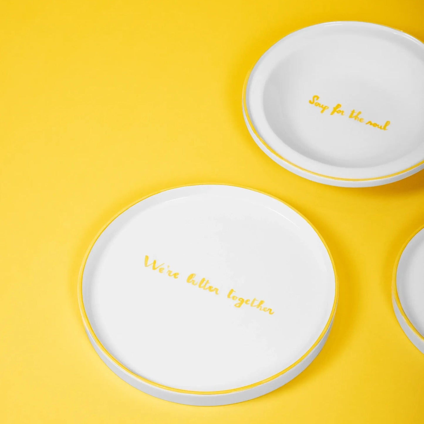 We're Butter Together Dinner Plate