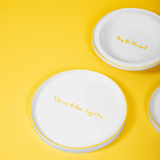 We're Butter Together Dinner Plate