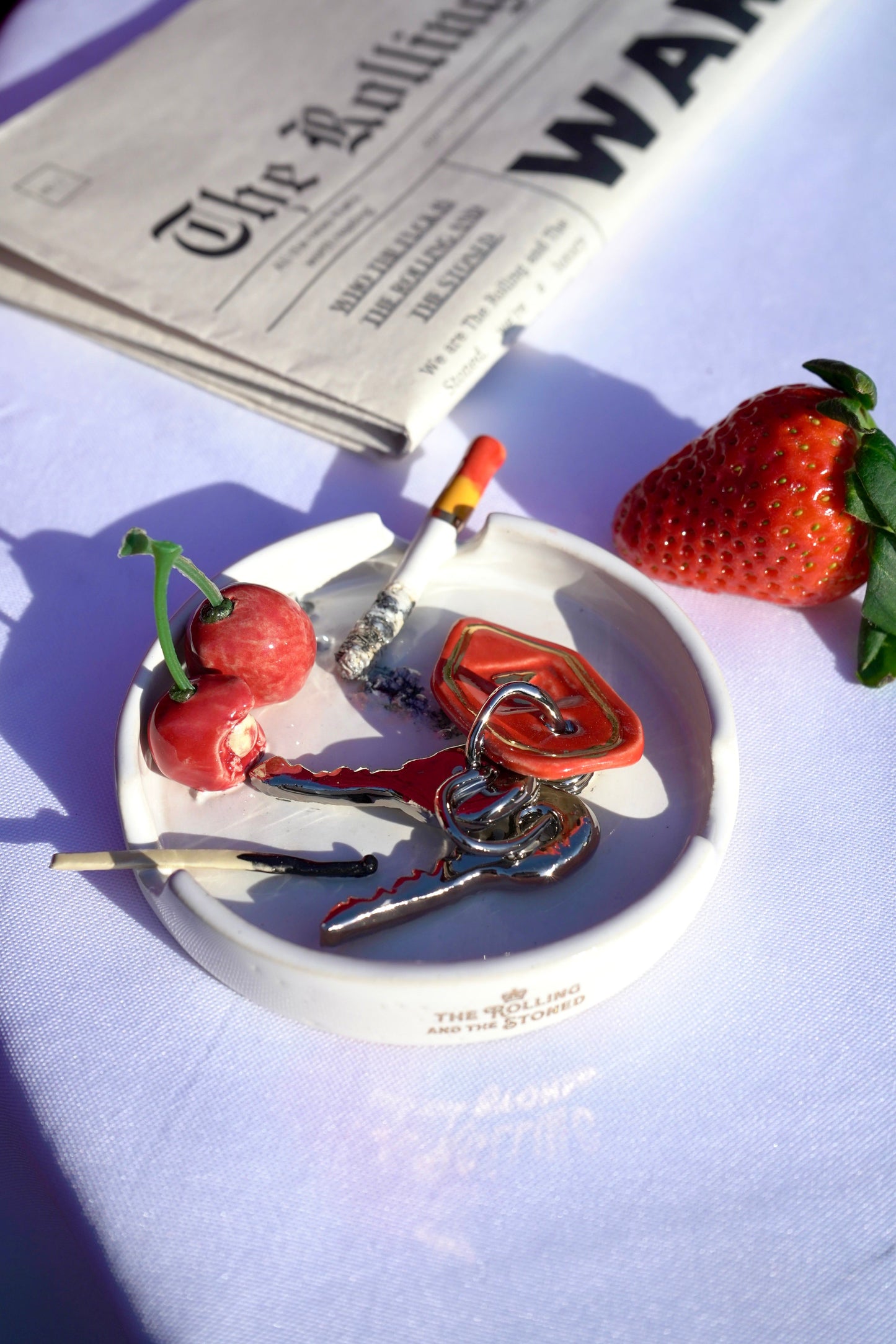 Cherry Kiss Ashtray