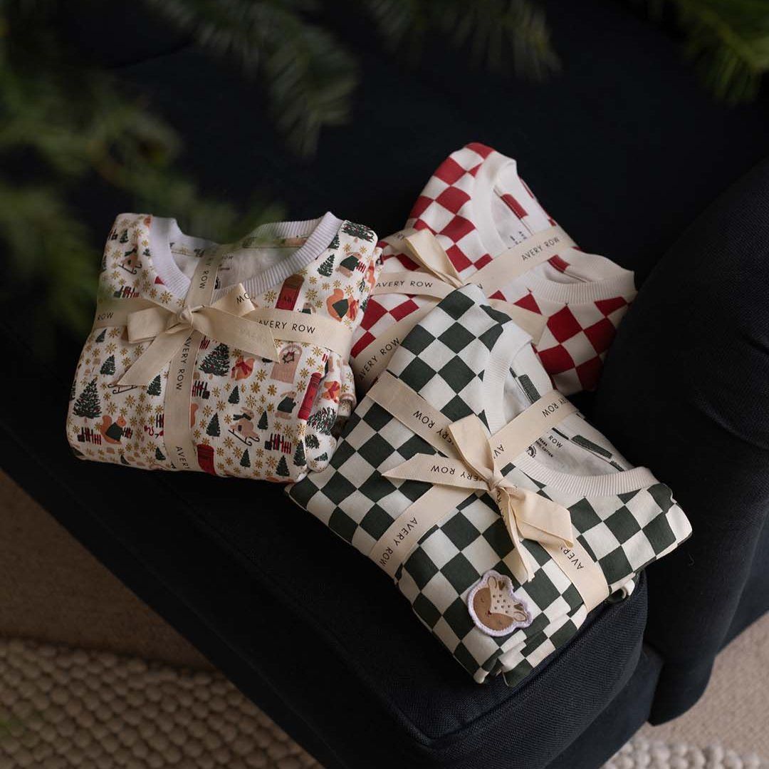 Christmas Baby Jersey Sleepsuit - Festive Forest