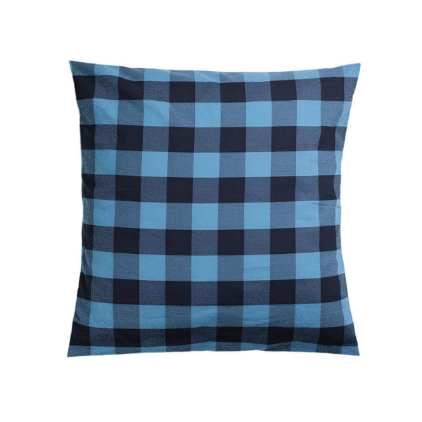 Cushion Cover Checked Blue