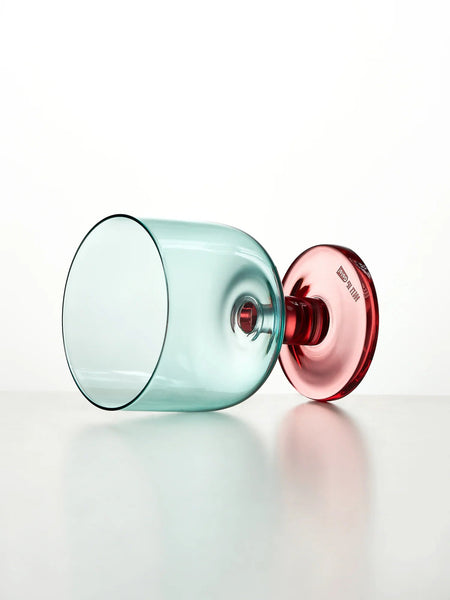 Azure Rasberry Wine GlassSHORT