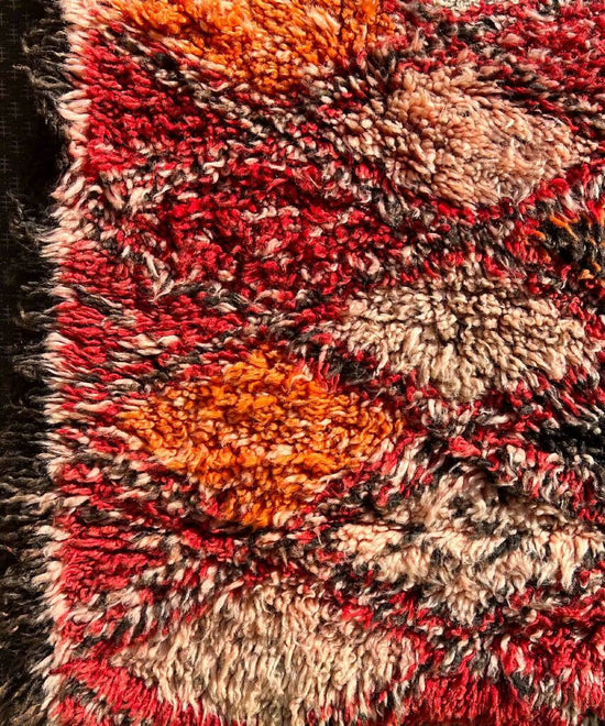 No. M0017 Vintage Beni Ourain Runner