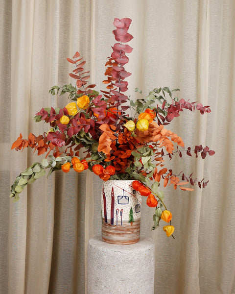 Ski Bunch Vase
