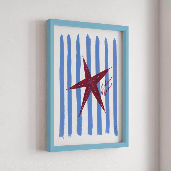 J'adore Starfish Print