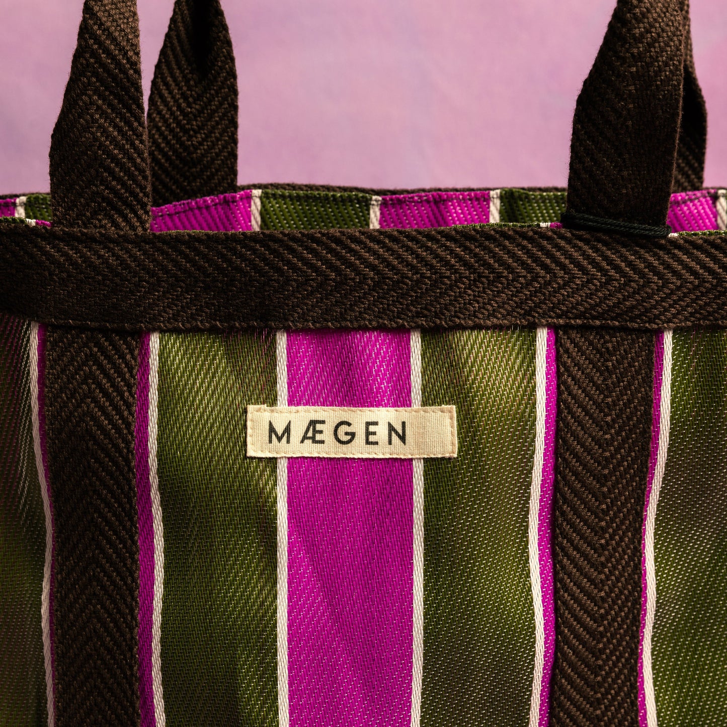 Everywhere Bag | Brown/ Olive/ Pink
