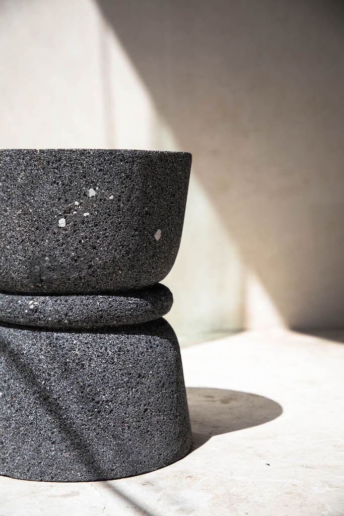 Suelo Stone Totem Stool