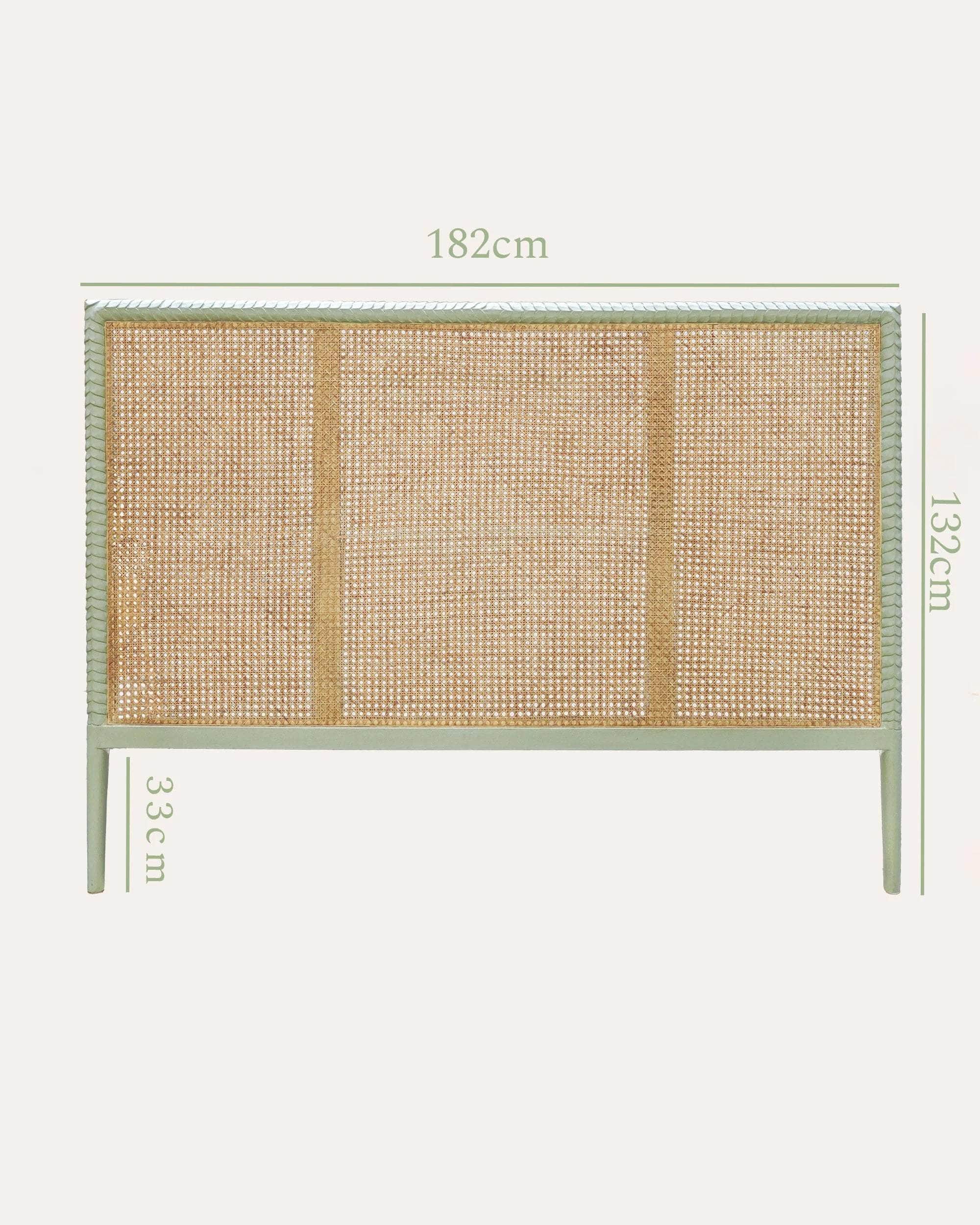 Pavilion Wooden Super King Headboard - Green