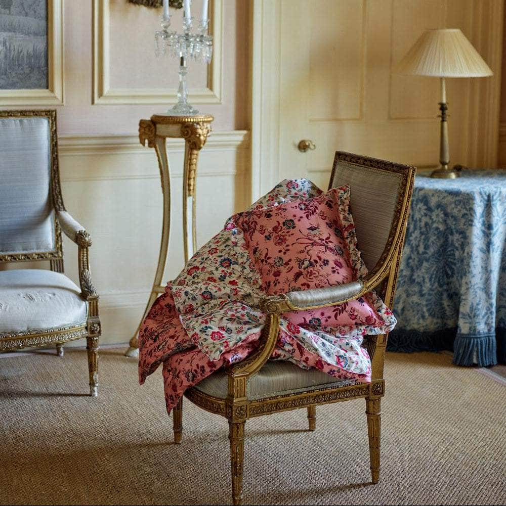 Silk Oblong Ruffle Cushion Made With Liberty Fabric Jannah & Eva Belle