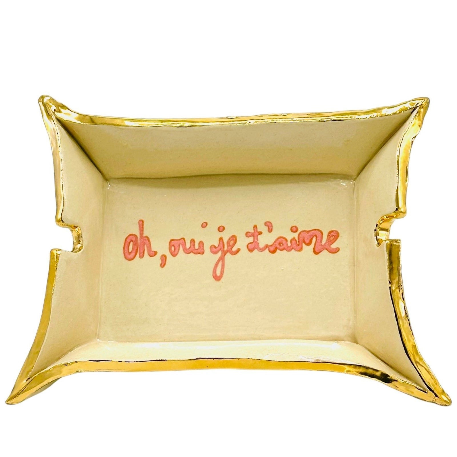 Oui Je T’aime Ashtray Pink