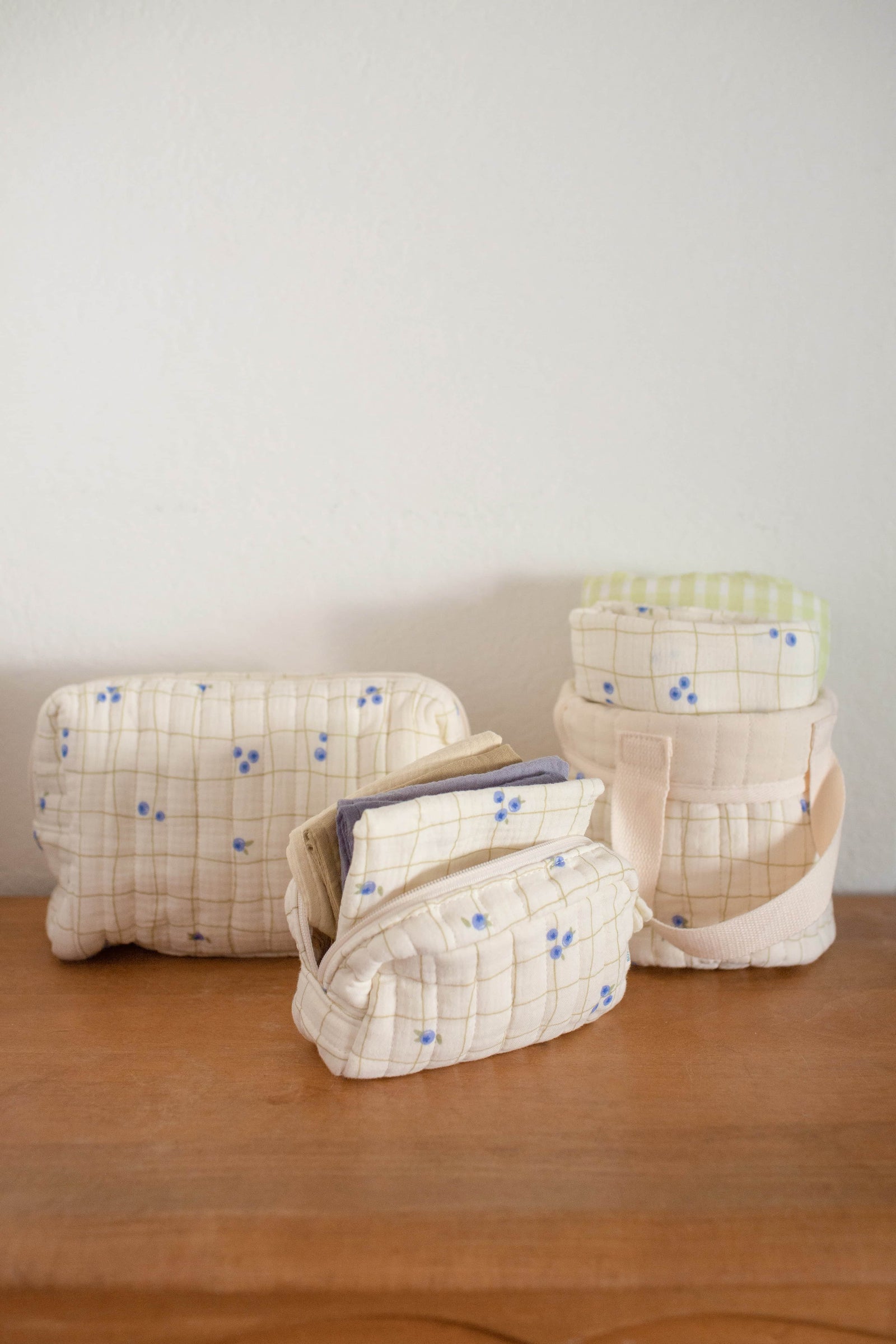 Soft Mini Loaf Pouch – Blueberries