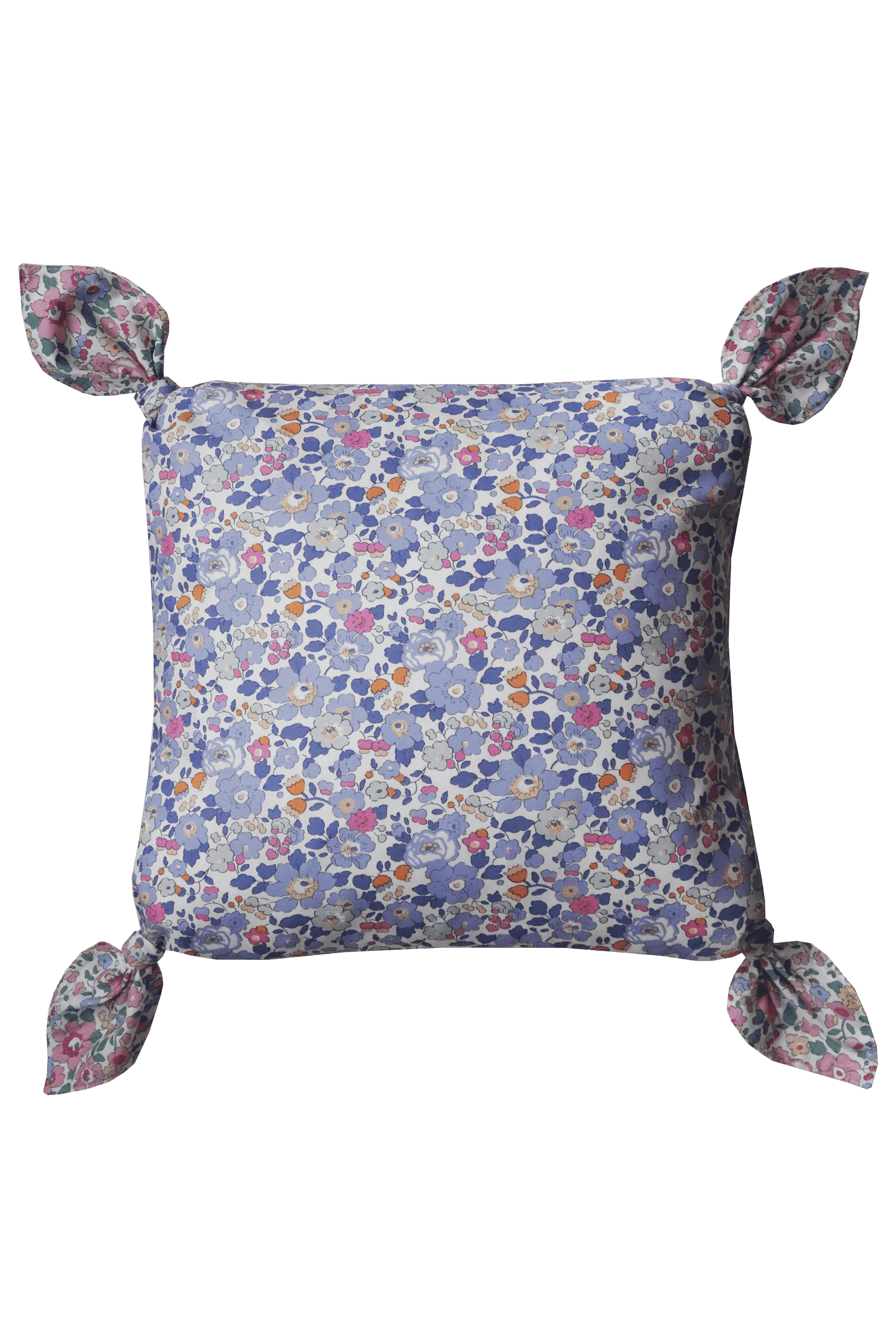 Tie Corner Cushion Made With Liberty Fabric Betsy