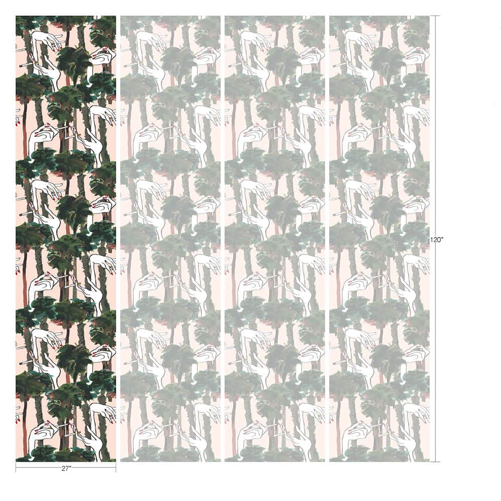 Clope in the Grove Wallpaper