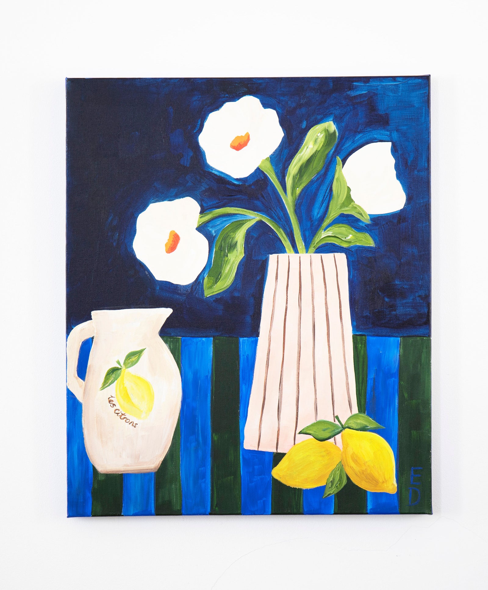 Homemade Lemonade Acrylic Painting