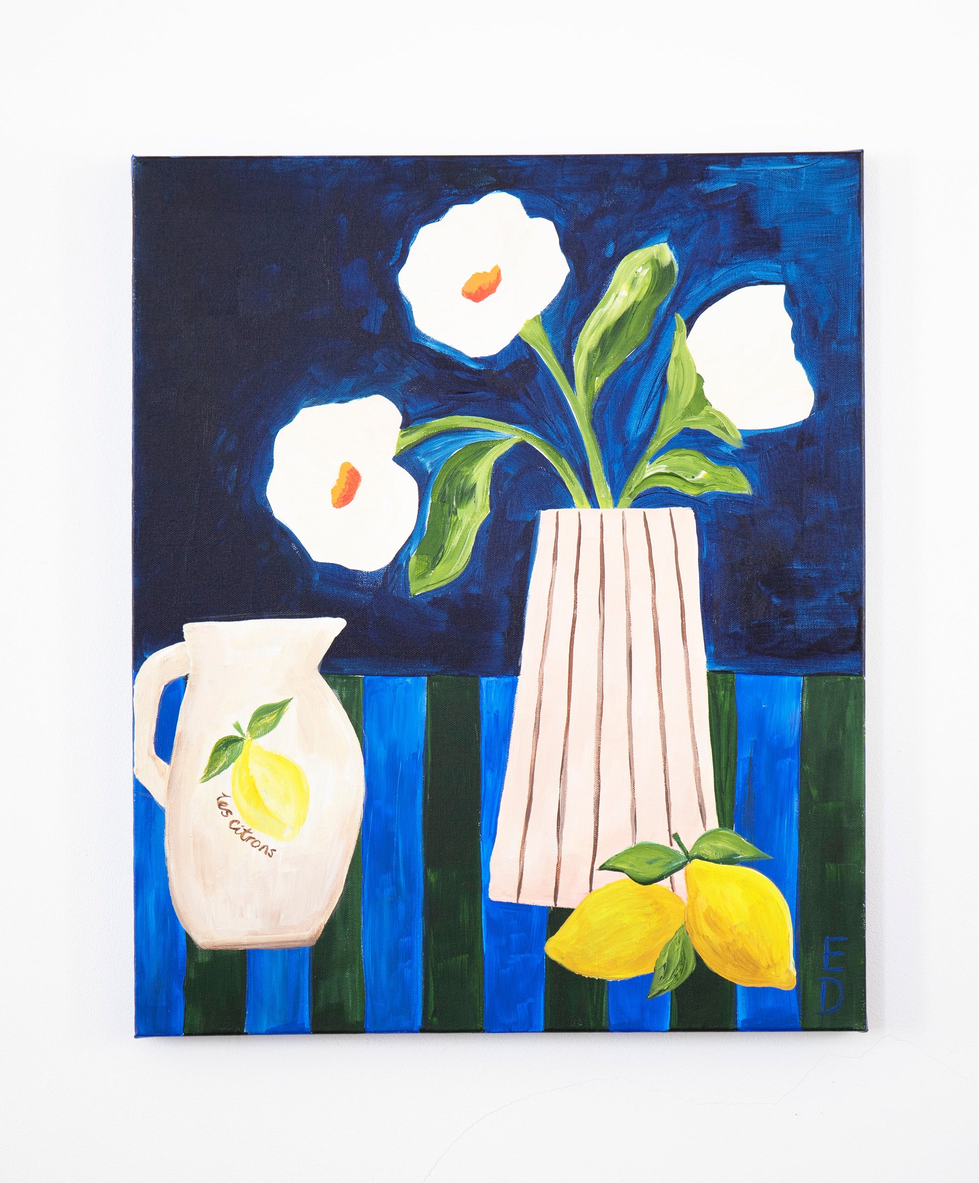 Homemade Lemonade Acrylic Painting