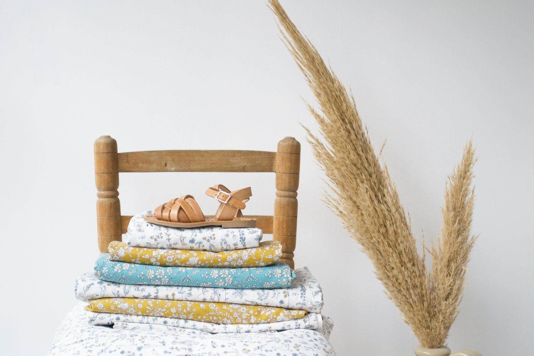 Bedding Made With Liberty Fabric Theo Blue