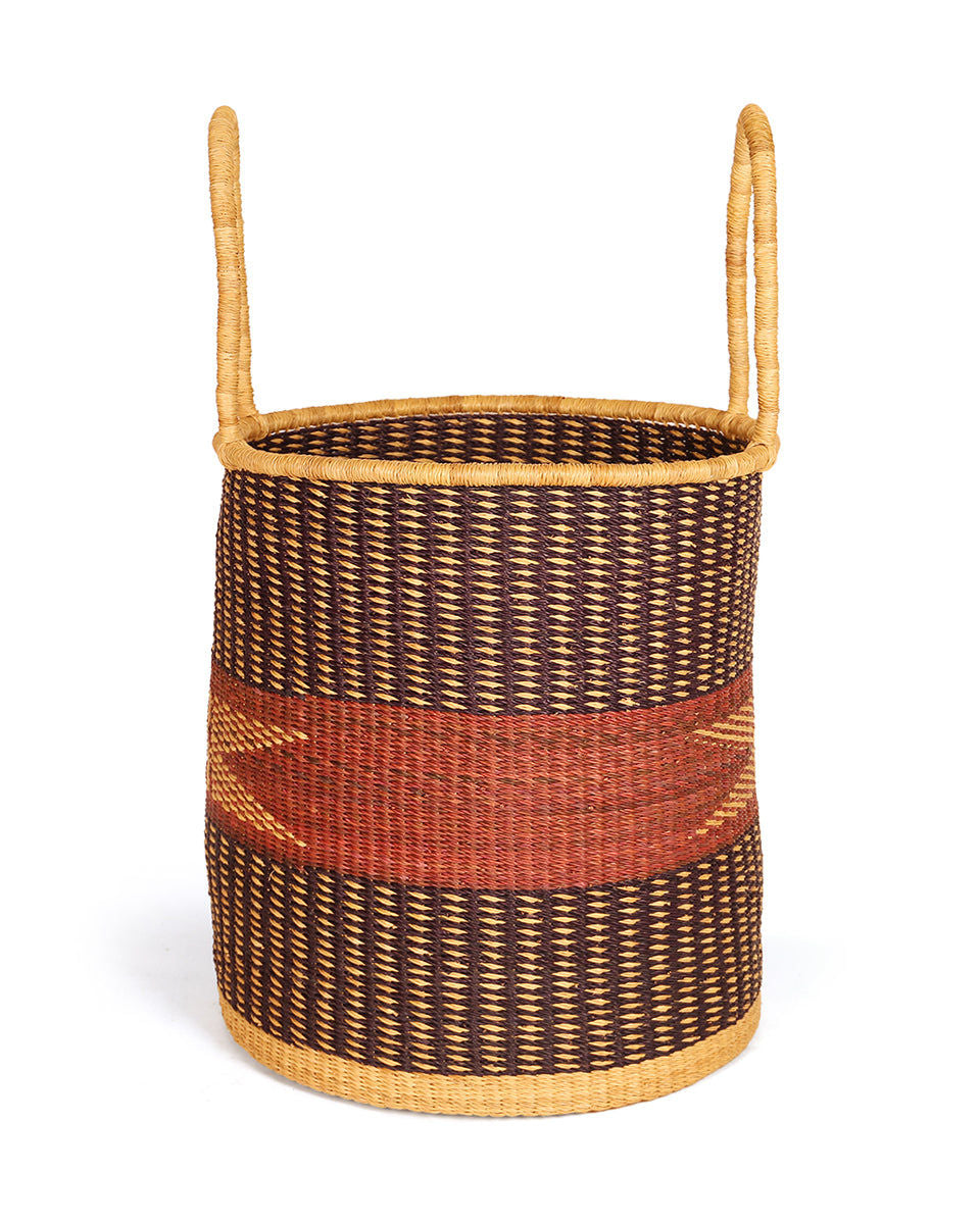 AFUOM: Navy & Purple Log or Laundry Basket