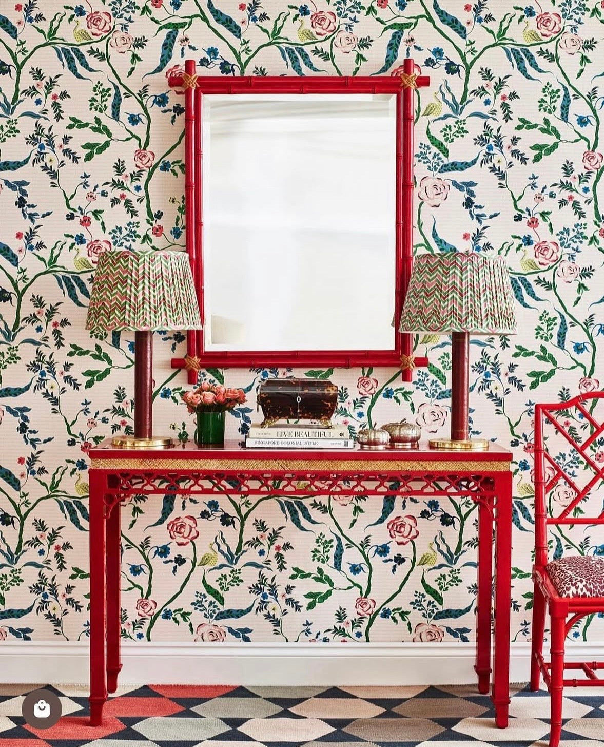 Eversley - Jade Rose (Metallic Grasscloth Wallpaper)