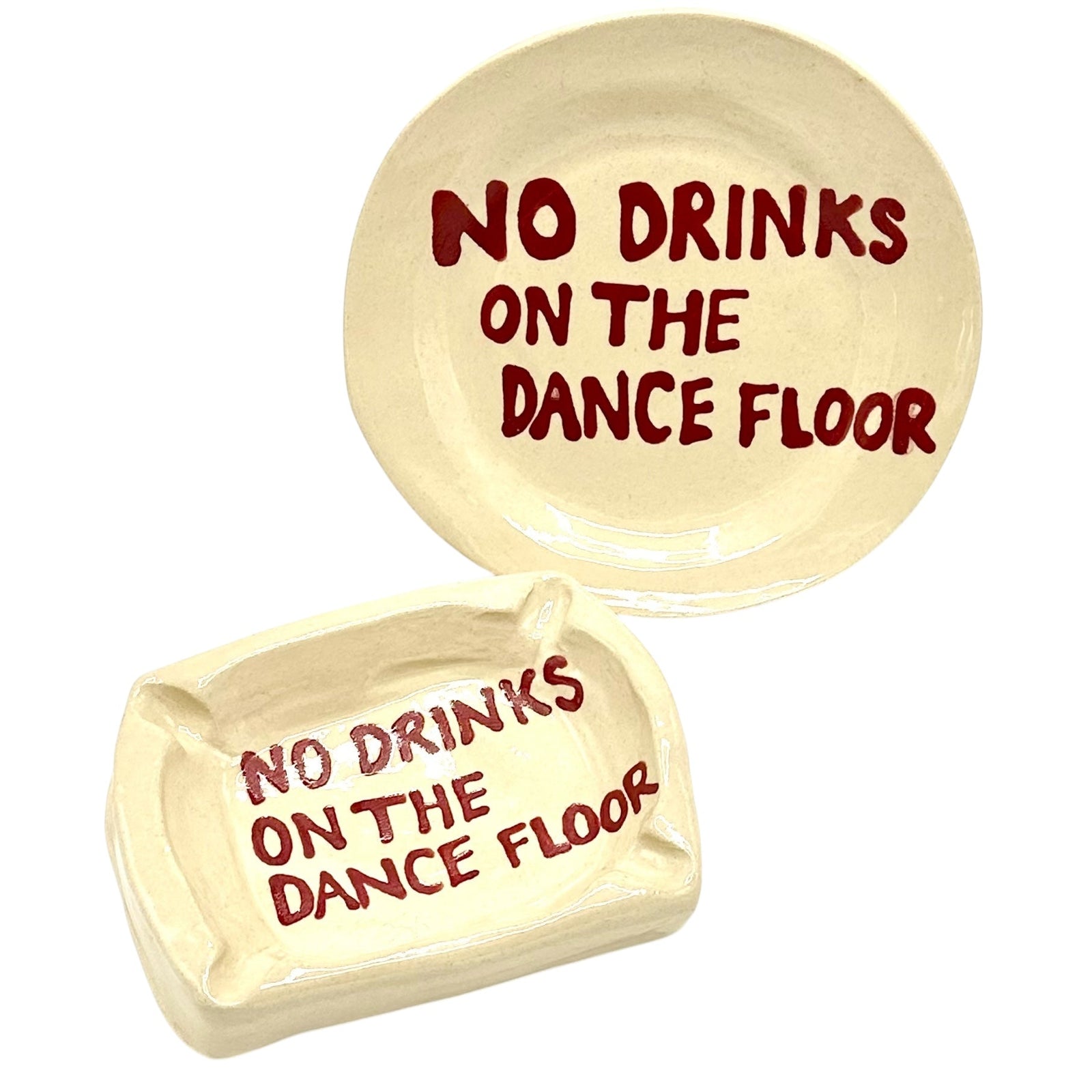 No Drinks On The Dance Floor Small Plate