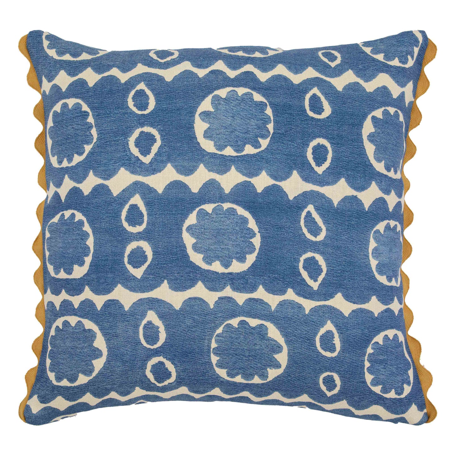 Osborne Blue Oversized Square Cushion