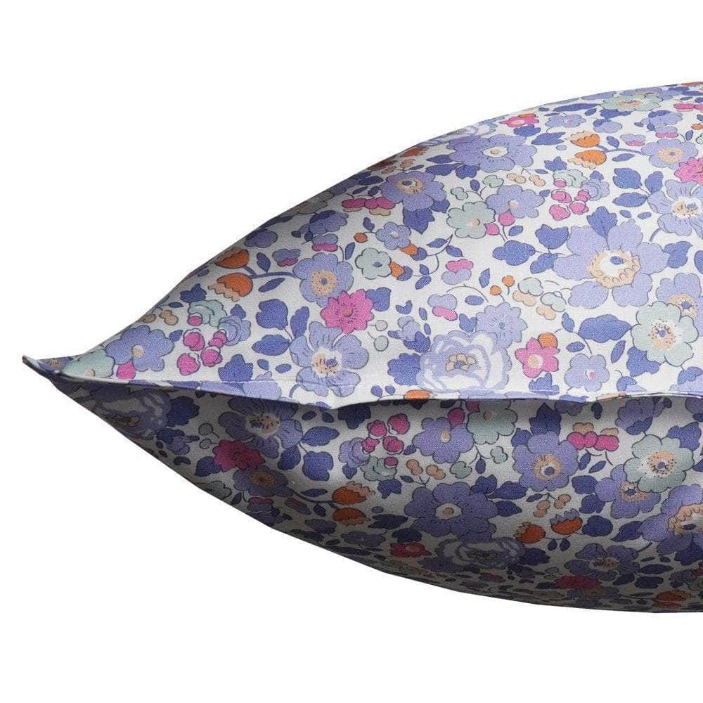 Pillowcase Made With Liberty Fabric Betsy Lavender Blue