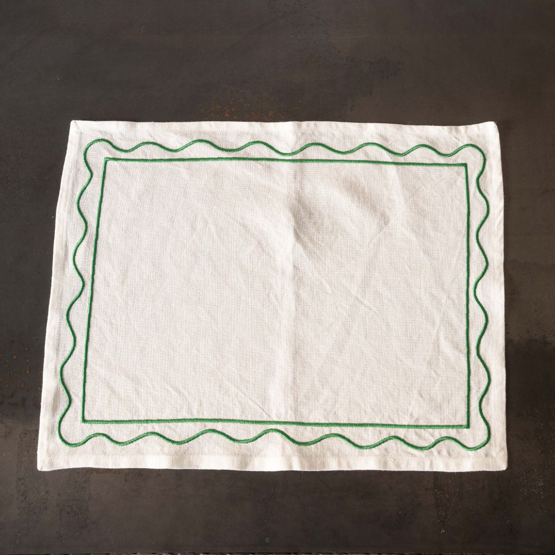 Set of 2 Miró Placemats – Green