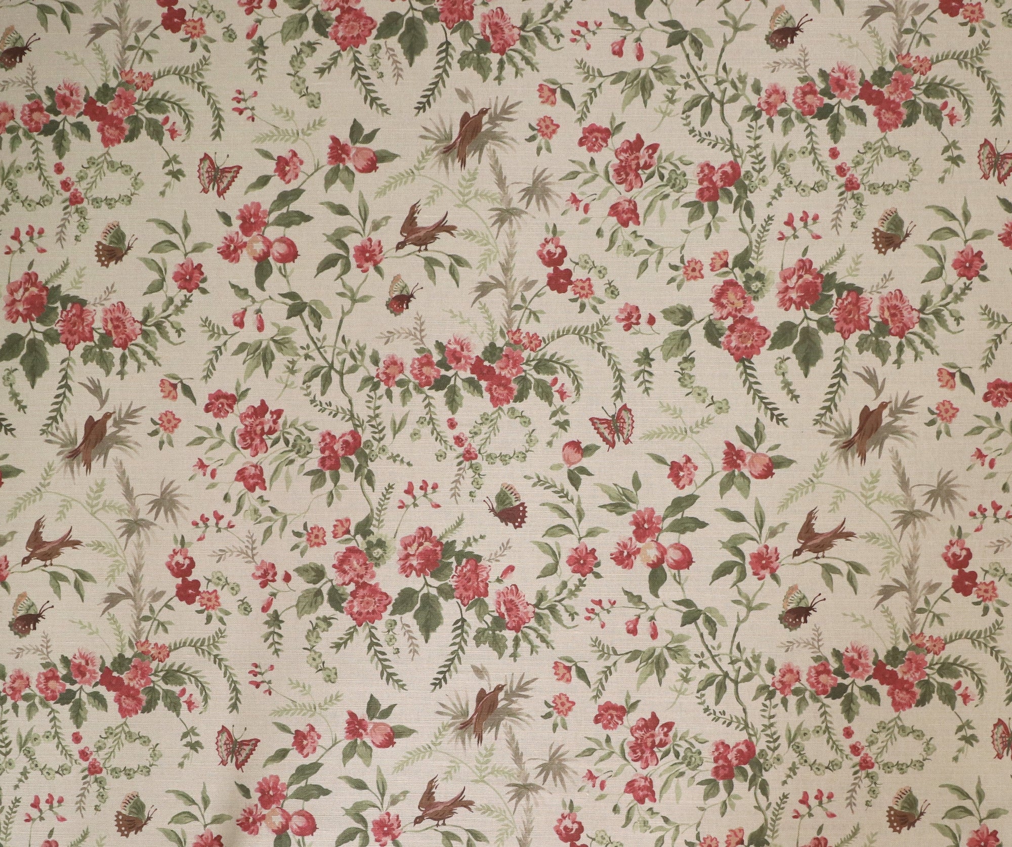 Maison Fleurie - Papillon Pink Moss Fabric