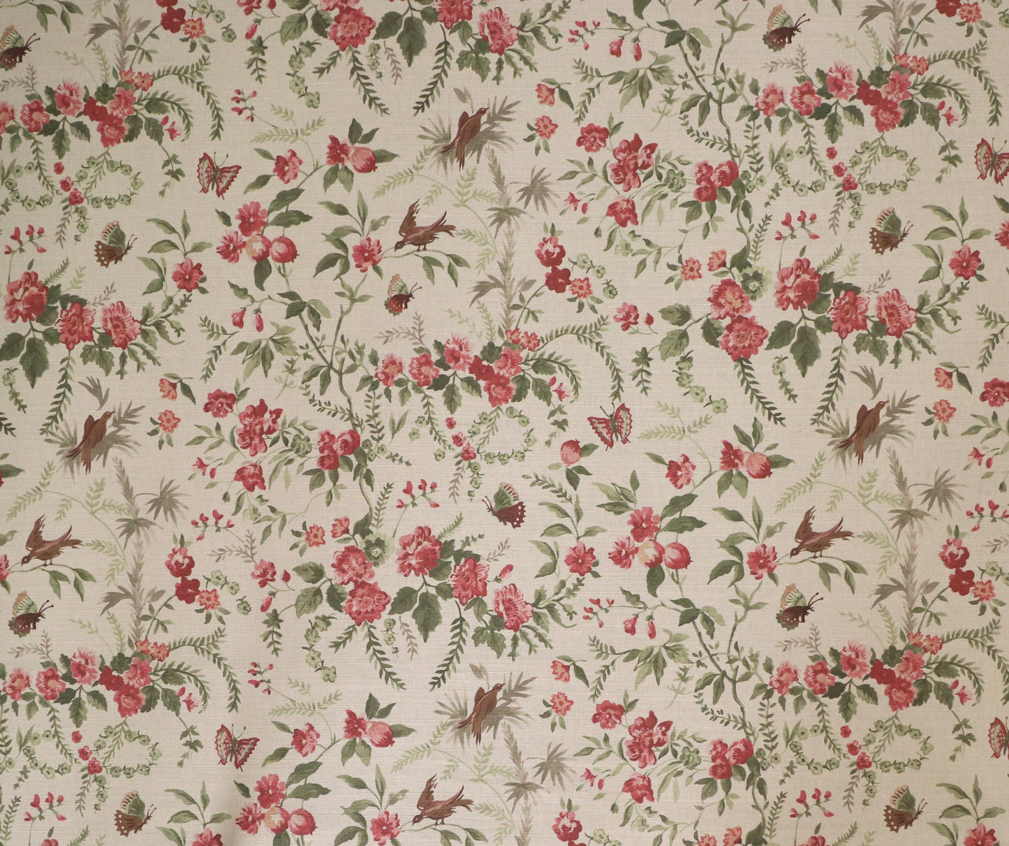 Maison Fleurie - Papillon Pink Moss Fabric