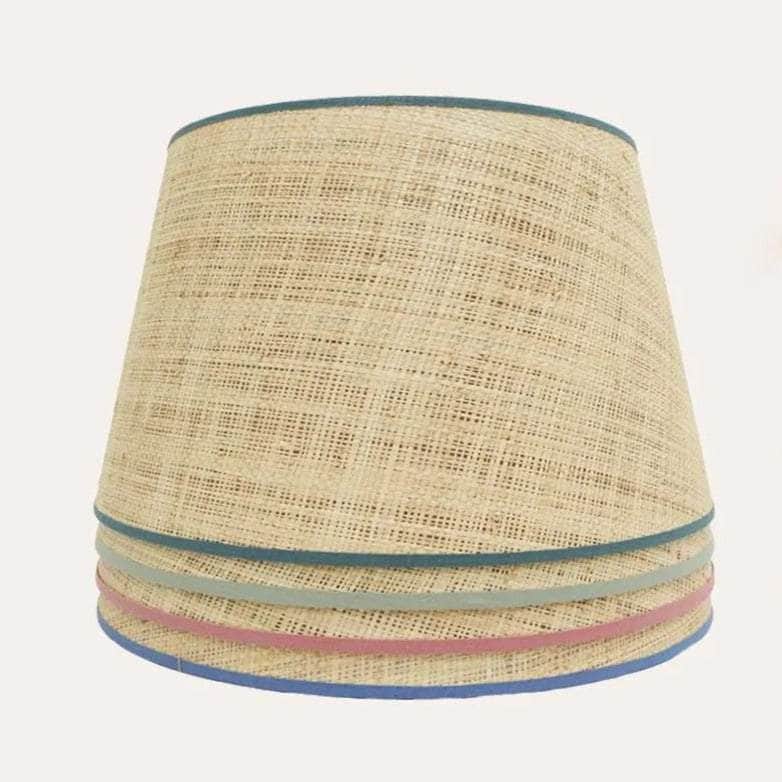 Seema Raffia Lampshade - Light Green