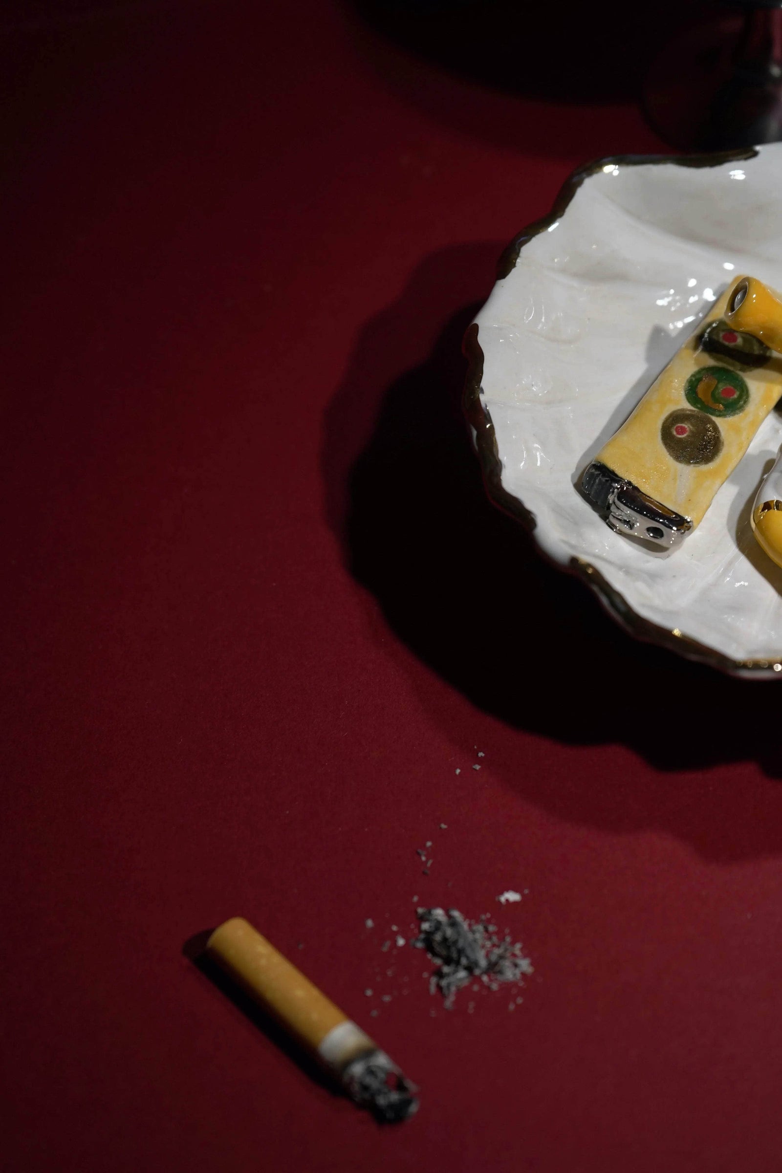 Olive You Lighter Ashtray