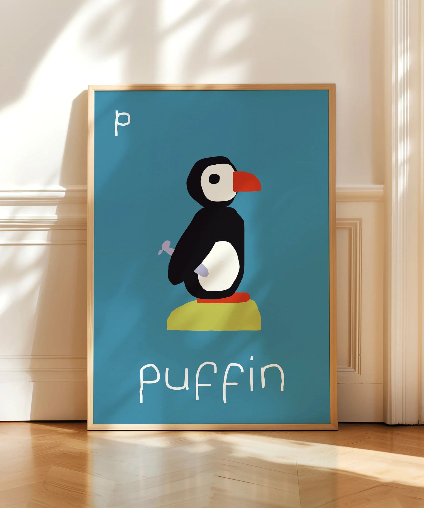 P for Puffin Print