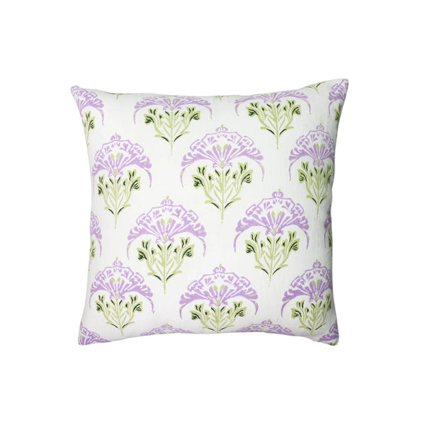 Soma - Pure Linen Throw Pillow Cover - Lavender