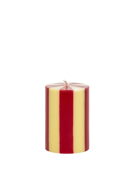 Stripe Pillar Candles S