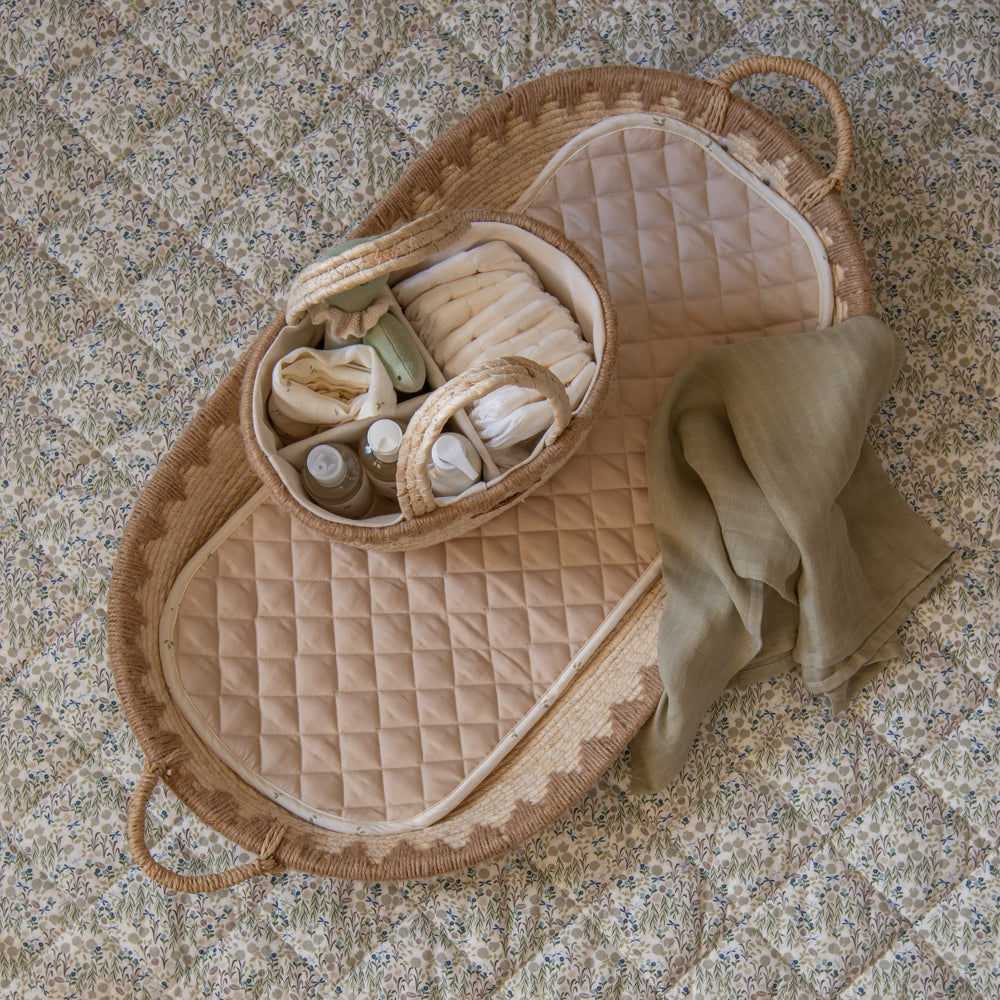Changing Basket Cotton Liner - Nettle