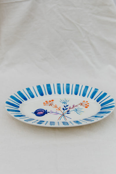 Blue Serving Plate – The Portuguese Chitas