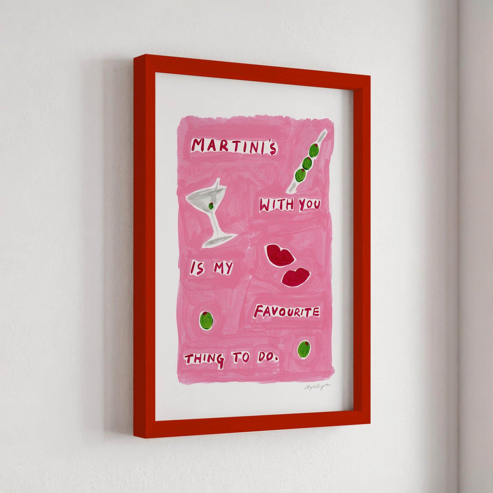 Martinis With You Print