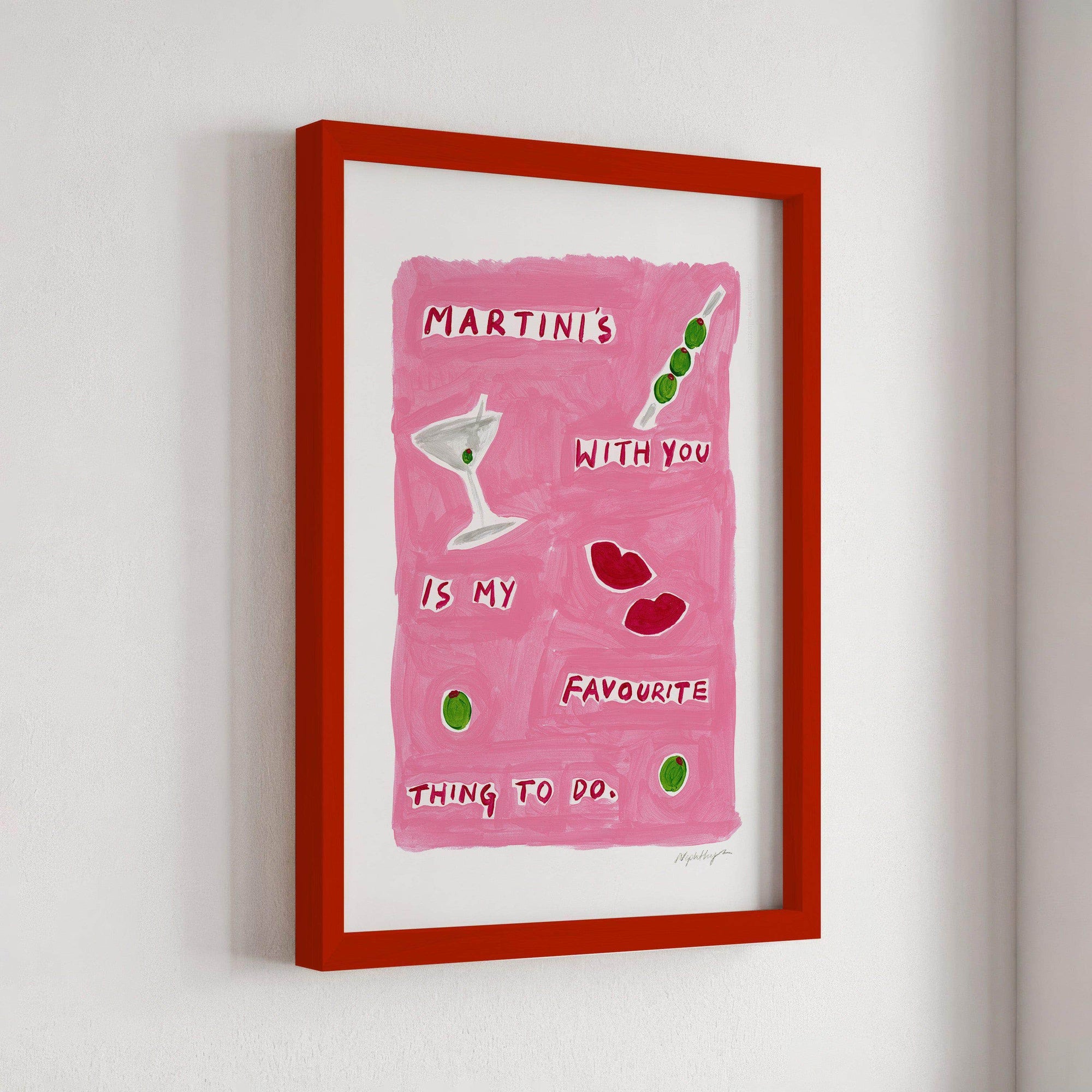 Martinis With You Print