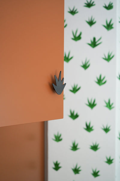 Bronze Plant Door Knob-