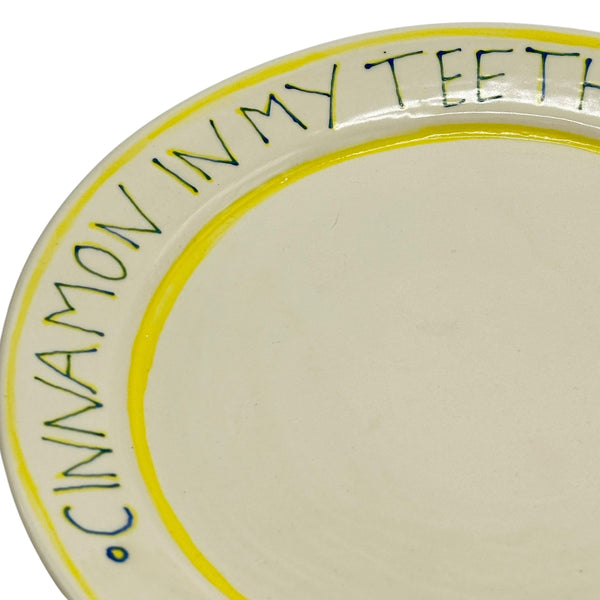 Cinnamon In My Teeth Dinner Plate