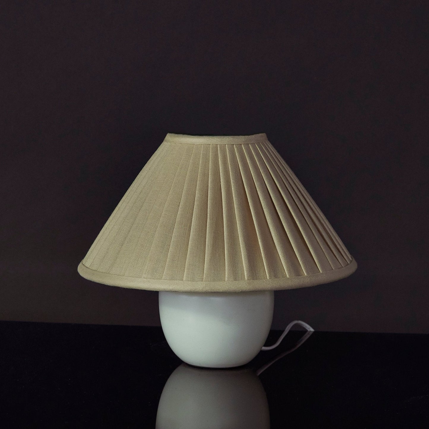The Coolie - Knife Pleat - Hanbury Cornsilk