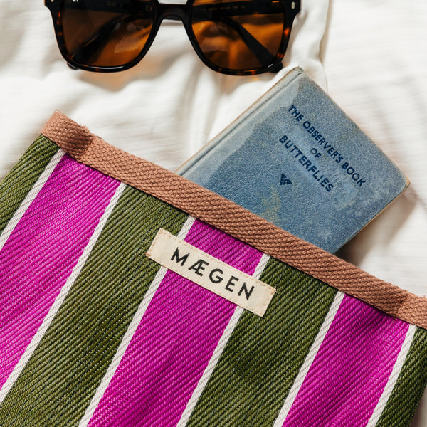 Pouch | Brown/ Olive/ Pink