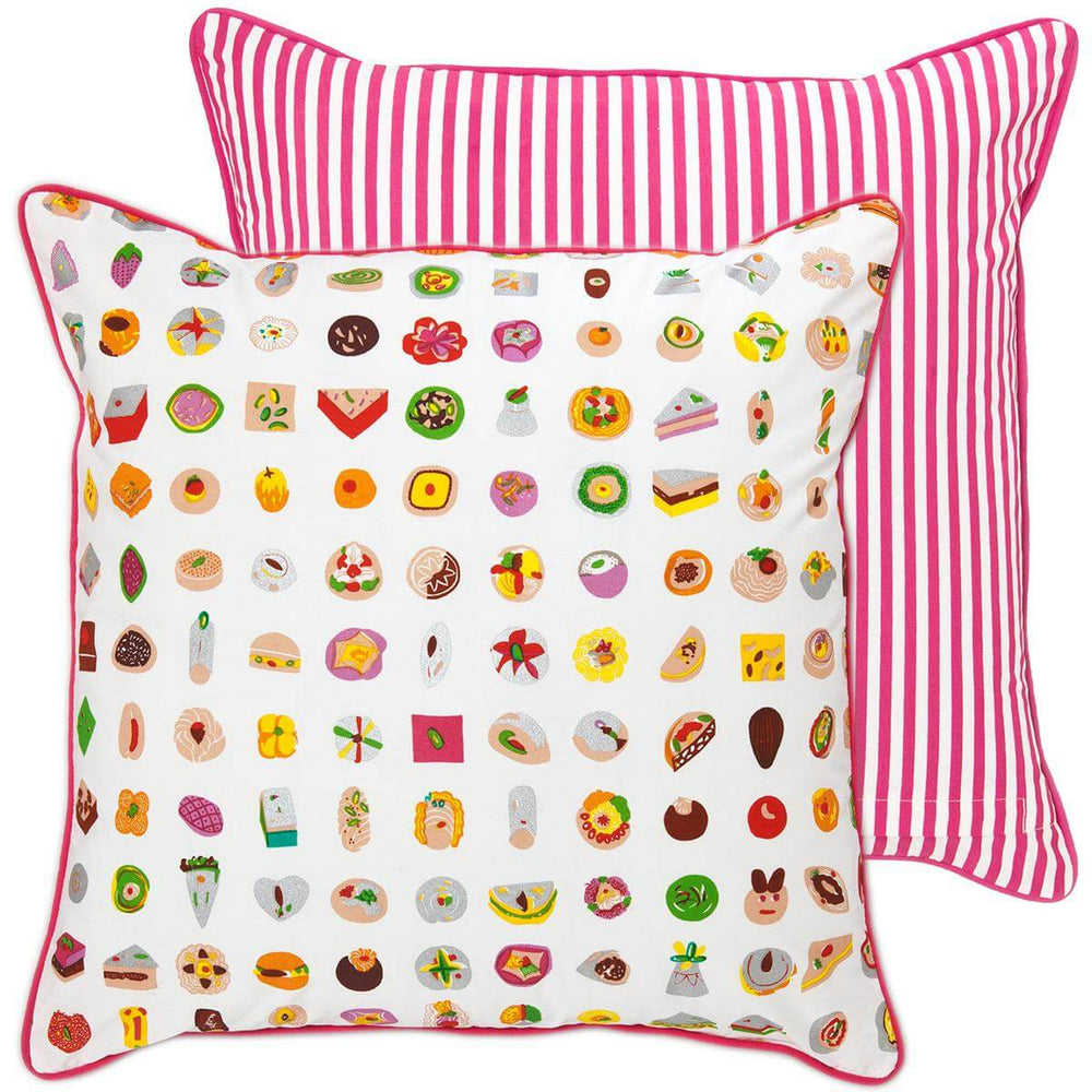 Pink Mithai Cushion Cover