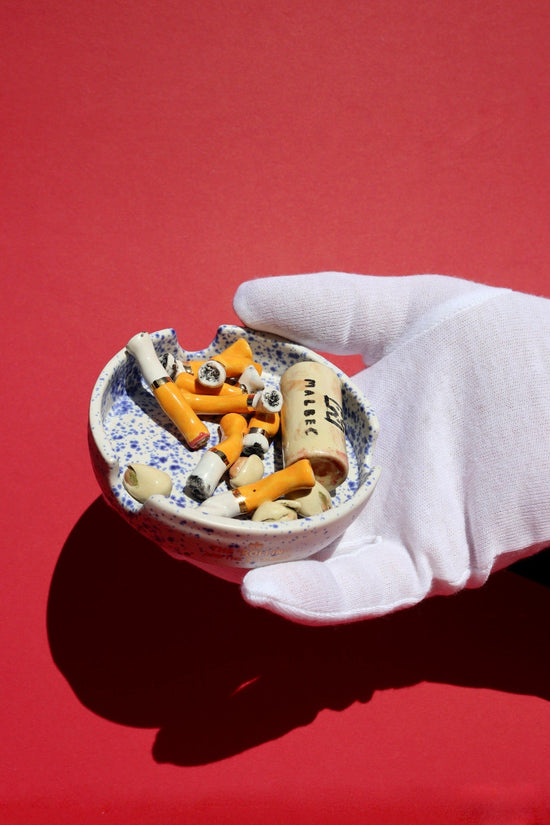 Cigarette and Wine Ashtray