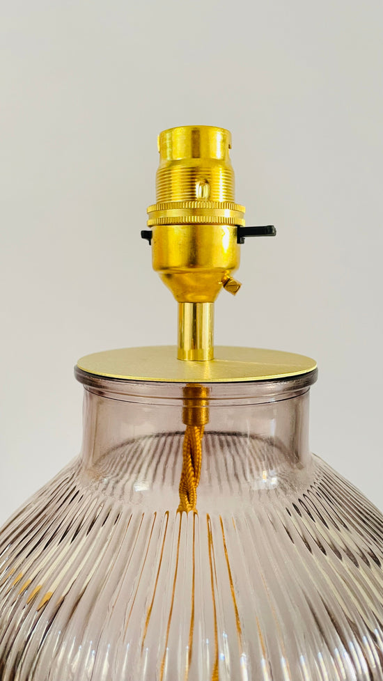 Antique French Bottle Lamp