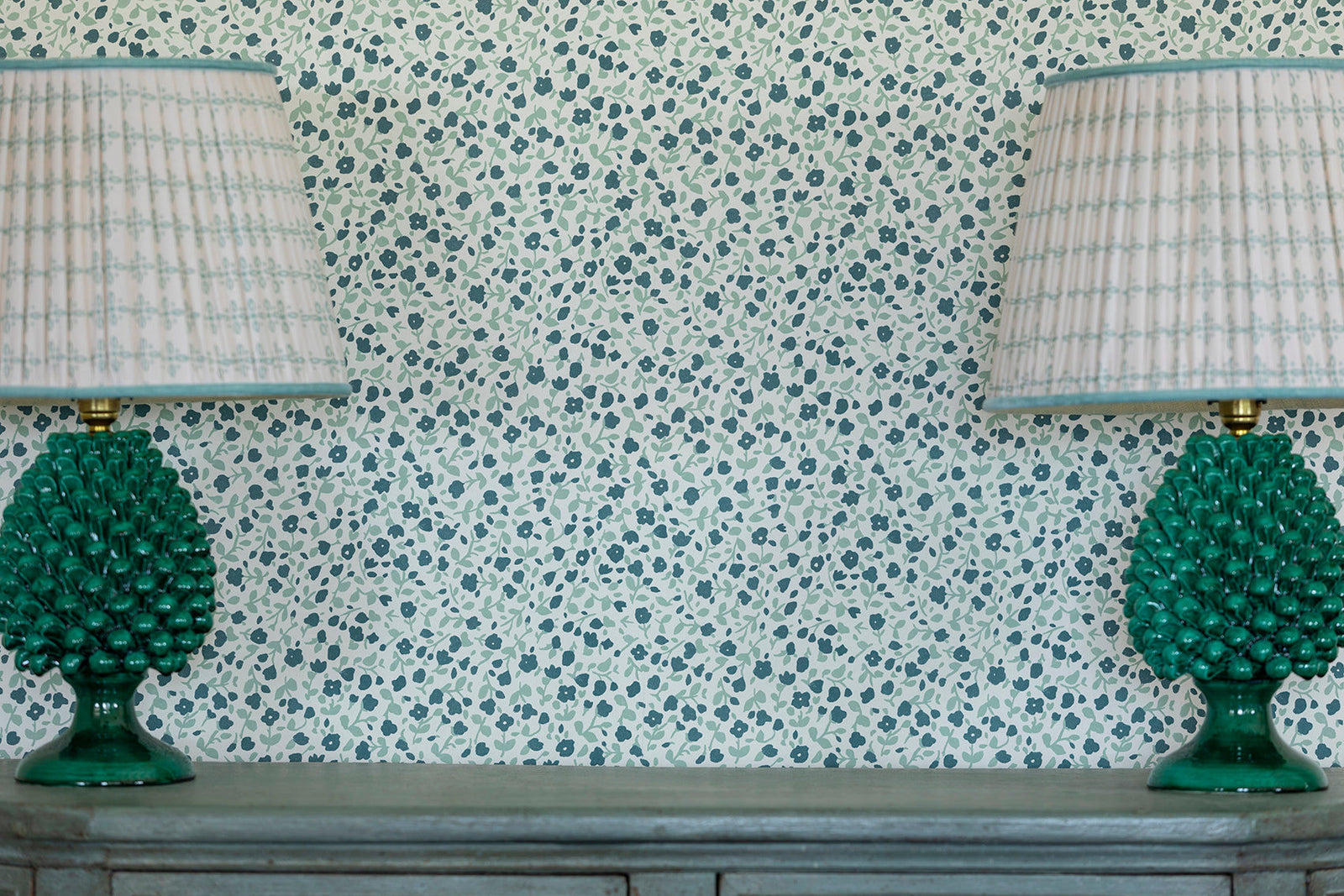 Wallpaper - Blossom Forest Greens