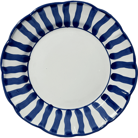 Sole Plate 20 cm Blue Stripe