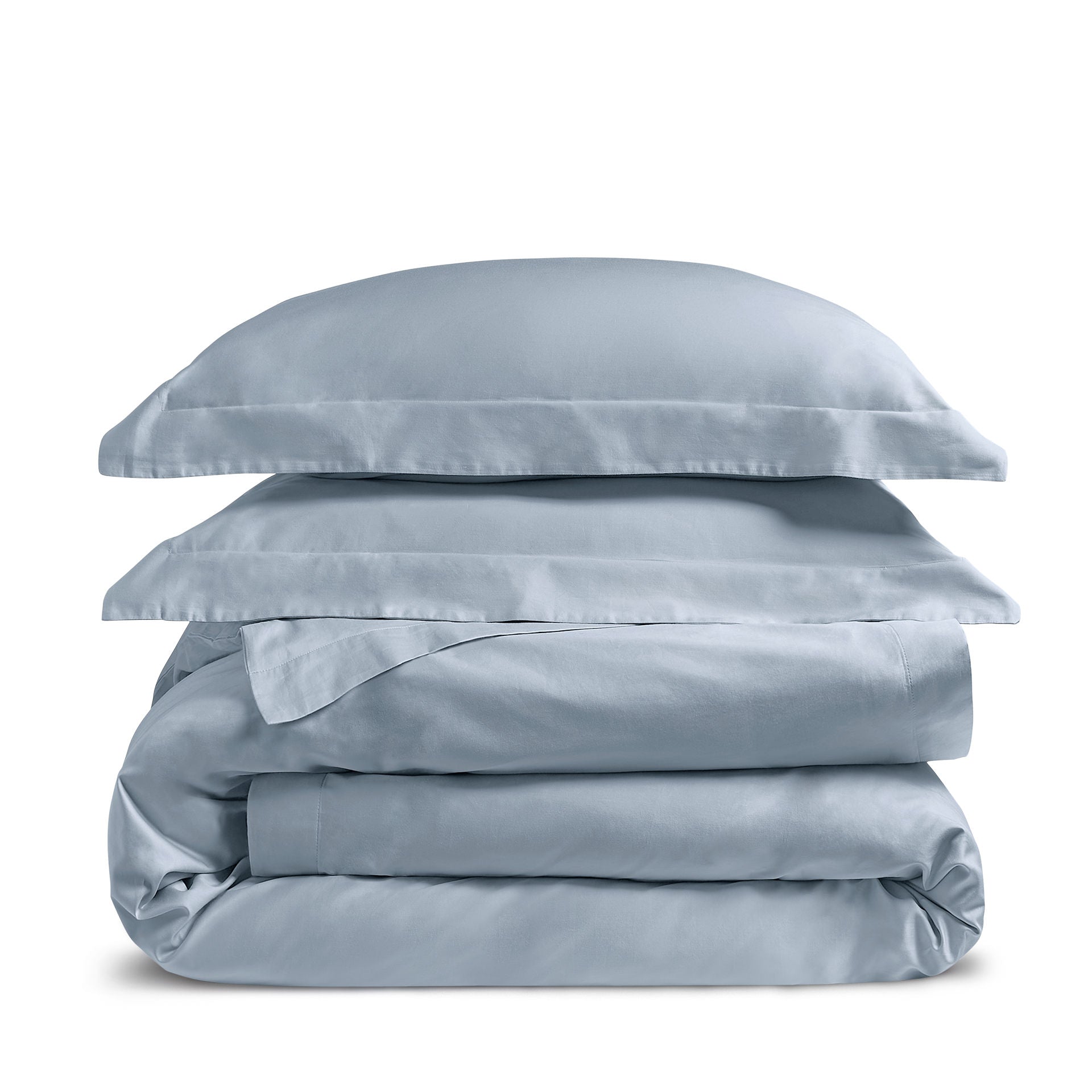 Luxury Organic Cotton Nordic Sky Edged Bedding Set